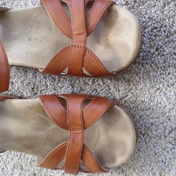 Dansko leather platform sandals 39 - Picture 4 of 12